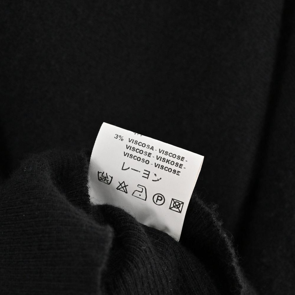 Missoni Womens Cashmere Silk Sweater Size 6 Black Ruched Sleeve Quiet Luxury - Picture 9 of 14